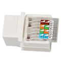 Miniatyrbilde 6 av 8: 50 stk Keystone Jack RJ45 Cat5e 90 graders slank uskjermet punch-fri Ethernet-modul nettverkskontakt