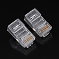 Miniatyrbillede 3 af 8: 100 STK/LOT Cat5 Cat5e netværksinternetstik RJ45 8P8C kabel Modulære stikhoveder