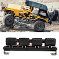 Miniatyrbild 5 av 8: RC-biltaks LED-ljus Fjärrkontroll Biltillbehör Passar för 1/10 RC Crawler TRX4/90046/90047/D90/D1104 Lampor