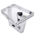 Miniatyrbilde 7 av 8: Folding Bike Front Carrier Adapter Aluminium Alloy Hollow Carved Mount Base for Poday Silver