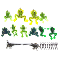 Miniatyrbillede 3 af 7: Fiskekroge Frø lokkemad Kit - 10 stk, Anti Bite Wire Connectors, Fiskegrej tilbehør