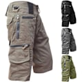 Pikkukuva 2 / 5: Tummanharmaa XL Streetwear Cargo-shortsit, useilla taskuilla ja rento istuvuudella