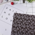 Miniatyrbillede 8 af 8: 7 stk 50*50 cm Bomuldsstof DIY Assorted Squares Pre Cut Sengesæt Quarters Bundle (Brun)
