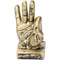 Miniatyrbilde 4 av 8: Harpiks Finger Statue OK Gest Skulptur Skrivebordsornamenter Hjem Retro Dekorasjon Messing Farge