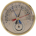 Miniatyrbillede 1 af 5: 5 tommer Min Max Termometer Hygrometer Vægmontering Væghængt Analog Indendørs Udendørs Anti Regn Temperatur -GDZD