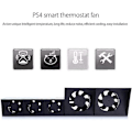 Miniatyrbilde 3 av 4: PS4 Kjølevifte, USB Ekstern Kjøler 5 Vifte Turbo Temperaturkontroll Kjølevifter For PS4
