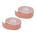 Miniatyrbillede 2 af 8: 2 æsker Brystløftstapes Bryststøtte Boobytape BH Nipple Cover Bob Tape Beige til store bryster