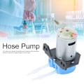 Miniatyrbillede 8 af 8: Have Multifunktionel Mini Højre Vinkel 12V DC Peristaltisk Væskepumpe Doseringspumpe Slangepumpe (Blå)