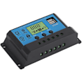 Pikkukuva 2 / 8: 12V 24V Aurinkolatauksen purkausohjain PWM LCD-näyttö Kaksi USB-lähtöä Säädin Kotitalousteollisuusauto 10A
