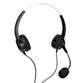 Miniatyrbilde 5 av 8: Call Center Headset 3,5 mm plugg kablet datamaskin hodetelefon med støydempende mikrofon for telefon bærbar PC nettbrett