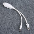 Pikkukuva 5 / 8: 24 V vedenpitävä IP-kamera Power Over Ethernet -sovitin POE Kaapelin jakaja InjectorWhite