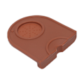 Miniatyrbillede 5 af 8: Kaffe Tamper Pad Silikone Anti Slip Tamper Måtte Blød Harmløs Hjørne Tampe Måtte til HusholdningBrun