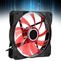 Miniatyrbild 6 av 8: CPU-kylare Radiator Ultra-Silence 4 mässingsvärmeledningsfläkt 1366 för 775AMD1155 stationär dator (3-stifts) (röd)