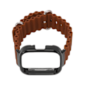 Pikkukuva 2 / 8: 2 in 1 watch case suojakuori Silikoni Säädettävä Case Redmi Watch 3 Ruskealle