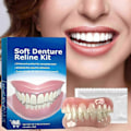 Miniatyrbild 2 av 5: Perfect Fit Denture Silikon Relining Kit Mjuk Protes Relining För Män Och Kvinnor 1 set
