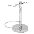 Miniatyrbillede 3 af 8: Barberbørstestativ Legering Rustfast Stabil Minimalistisk Universal Barberbørsteholder til mænd