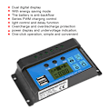 Pikkukuva 8 / 8: 12V 24V älykäs aurinkokennojen lataussäädin PWM Auto Solar Cell Panel Regulator lisävaruste 10A