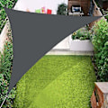 Miniatyrbilde 1 av 4: Triangulær Solseil Markise, 98% UV-blokkerende Tak for Terrasse Plen Hage Utendørs Gård 4m