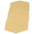 Miniatyrbillede 5 af 8: Akryl Hexagonal Spejl Indstilling Væg Selvhæftende Mærkater Dekoration til Hjem Værelse 18,4 cm/7,2 tommer Guld