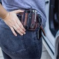 Miniatyrbilde 4 av 8: EDC Organizer Belteløkke Lær Multiverktøyholder for Penn Lykt Verktøy og EDC Utstyr