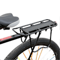 Miniatyrbillede 2 af 5: Bagagebærer til mountainbike, hurtig udløsning og installation, cykelbagagebærer, aluminiumslegering, robust MTB-bagagebærer