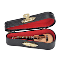 Miniatyrbilde 3 av 8: Miniatyr akustisk gitarmodell Mini tregitardekorasjon Musikkinstrumentmodell8cm