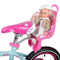 Miniatyrbild 3 av 6: Dockcykelsäte för dockor, tillbehör för flickdockor och gosedjur