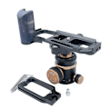 Miniatyrbillede 5 af 5: Kamera Quick Release Plade L Beslag sort