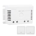 Miniatyrbillede 7 af 8: 433MHz trådløs kontakt fjernbetjening Dobbelt kontrolpanel relæsender AC85‑250V