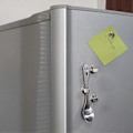 Miniatyrbillede 4 af 4: 6 Stk. Kraftig Magnetisk Penneholder med Justerbar Fjeder i Rustfrit Stål til Køleskab