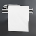 Miniatyrbillede 3 af 8: Moderne slagfri rullepapirholder i rustfrit stål til badeværelset (433045 blank overflade)