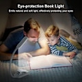 Miniatyrbilde 2 av 5: 9 LED Leselys, Oppladbart Leselys Lampe i 3 Lysstyrkemoduser (Kjølig Hvit/Varm Gul), Dimbar Leselys for Bok i Sengen, Bokklemme