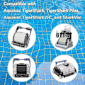 Miniatyrbillede 5 af 5: 2-pak Rcx23002 Aquavac Tiger Shark Drivrem til Hayward Aquavac Tiger Shark (plus og Qc) og Sharkvac Poolrenser