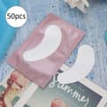 Miniatyrbilde 4 av 8: 50 stk. øyenvippe-isolasjonspute for poding, sminke, øyenvippeforlengelse, klistremerke (rosa)