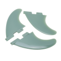 Miniatyrbillede 6 af 8: 3 stk. Surfboard Halefinne Glasfiber Paddle Board Fin Udskiftning Grøn Surf Tilbehør