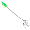 Miniatyrbilde 2 av 8: 5 Arms Alabama Paraply Jig Head Fiskerigg Agn Fiskelokker med snapswivels(2#)