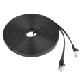 Miniatyrbilde 1 av 3: CAT7 RJ45 600MHz Patch-skjermet LAN-nettverkskabel Flat Ethernet-ledning 15m