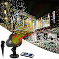 Miniatyrbild 5 av 5: Jul LED Projektor Utomhus Landskap Scen Jul Lampa