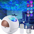 Miniatyrbillede 1 af 5: Galaxy Projektor til Soveværelse, LED Stjerneprojektor med Fjernbetjening, Stemmestyring, Bluetooth Timer, Voksne, Boligindretning