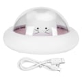 Miniatyrbillede 1 af 8: Mini natlampe USB-opladning LED tegneserie bordlampe med berøringssensor til soveværelsePink