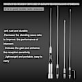 Miniatyrbillede 5 af 8: High Gain 144 430MHz UHF Universal Car Mobile Radio Short Whip Antenne SG7900