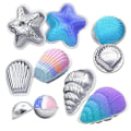 Miniatyrbillede 5 af 5: Badebombeforme Sæt Med 16 DIY Fizzies/badebombeform Rustfrit Stål Badebombeformsæt