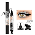 Pikkukuva 4 / 5: Eyeliner-leimasin, nestemäinen eyeliner-leimasin, siivekäs eyeliner-leimasin, vedenkestävä siivekäs eyeliner, kaksoiskärki, pitkäkestoinen, ei leviä