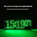 Miniatyrbild 5 av 5: Digital LED Klocka SMD Digital Punkt Klocka Kit Elektronisk DIY Klocka Kit Blå Tidsvisning
