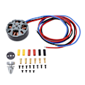 Miniatyrbillede 1 af 8: QM4208 380KV 12N14P Børsteløs Motor til RC Fjernbetjening Model Flyvemaskine Fast Vinge DroneCCW