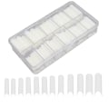 Miniatyrbilde 4 av 8: 360 stk ekstra lange falske neglespisser U-form falske neglespisser med boks for neglesalong DIY-neglekunstNaturlig