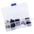Miniatyrbild 4 av 8: 40 set syknappar 40 set ögon sykrok 20 set kjol krok tyg fixering verktyg mässing 12mm