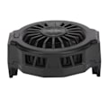 Pikkukuva 2 / 8: Kännykkäpuhelimen jäähdytin LZF10 Semiconductor Refrigeration Phone Cooling Stand Fan RGB-värikkäällä valolla pelaamiseen (musta perusmalli)