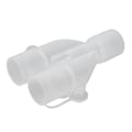 Miniatyrbillede 6 af 8: Genanvendelig åndedrætsmaskineslangeadapter 15 mm til 22 mm Y-form plast iltslangeadapter