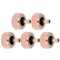 Miniatyrbillede 2 af 8: 5 stk. Professionel udskiftning af urkroner i rosaguld til reparation af ure - 5 mm / 0,2 tommer